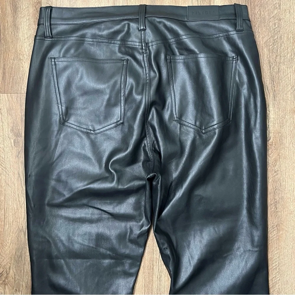 Pistola Lennon High Rise Cropped Boot‎ Pant in Slate Black